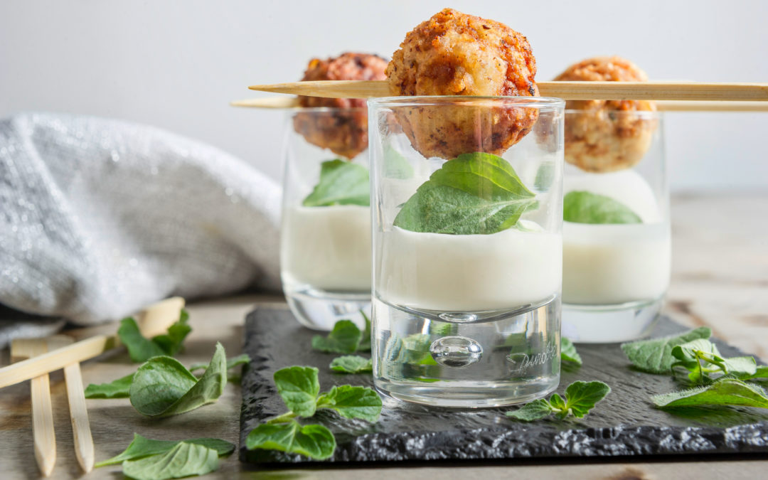 Polpette al profumo di zenzero e latte di cocco