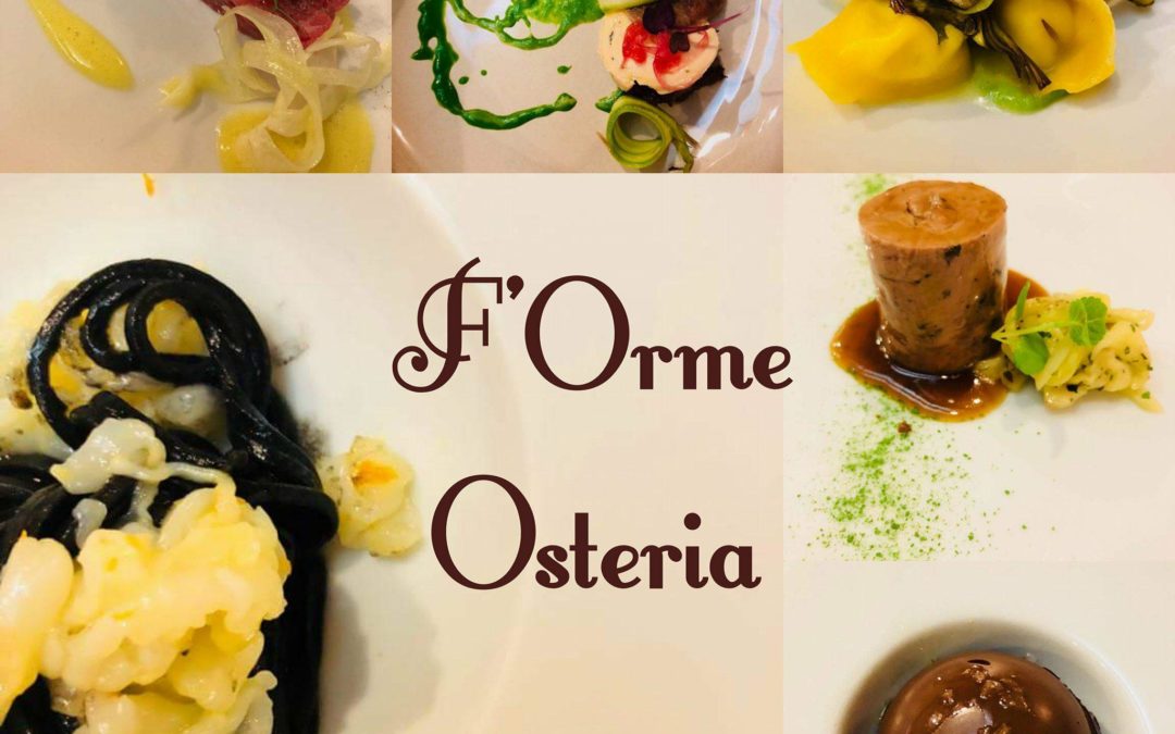 F’Orme Osteria, il nuovo ristorante del noto chef Alberto Mereu a Frascati